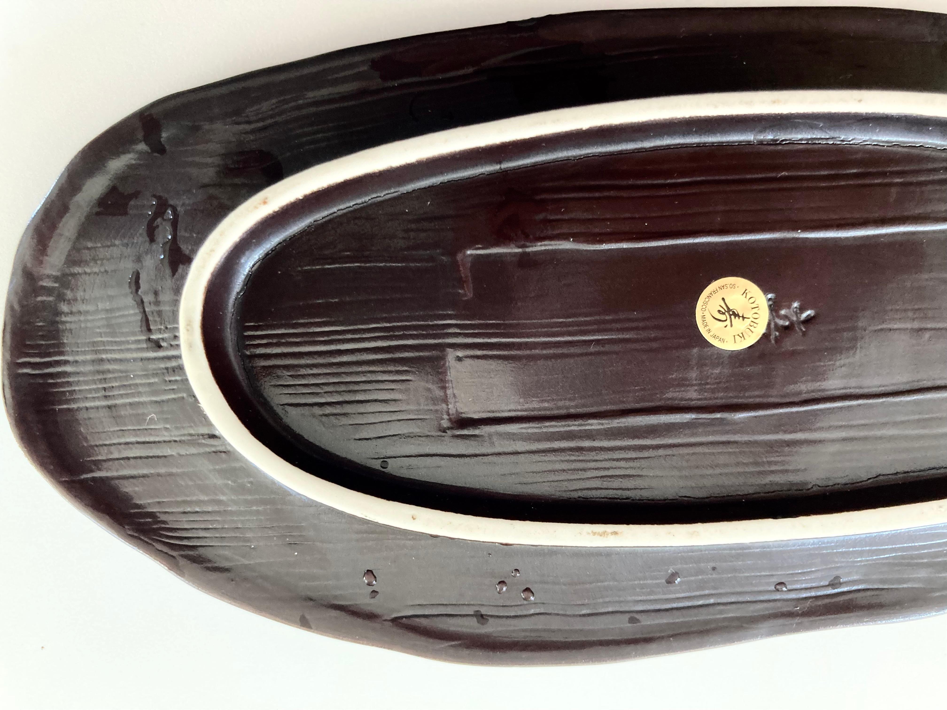 20th Century Japanese Sweet Dish in Wood Slab Form For Sale