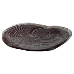 Japanese Sweet Dish in Wood Slab Form