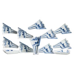 Set di piatti dolci giapponesi Kosometsuke. Copia vintage/moderna dopo