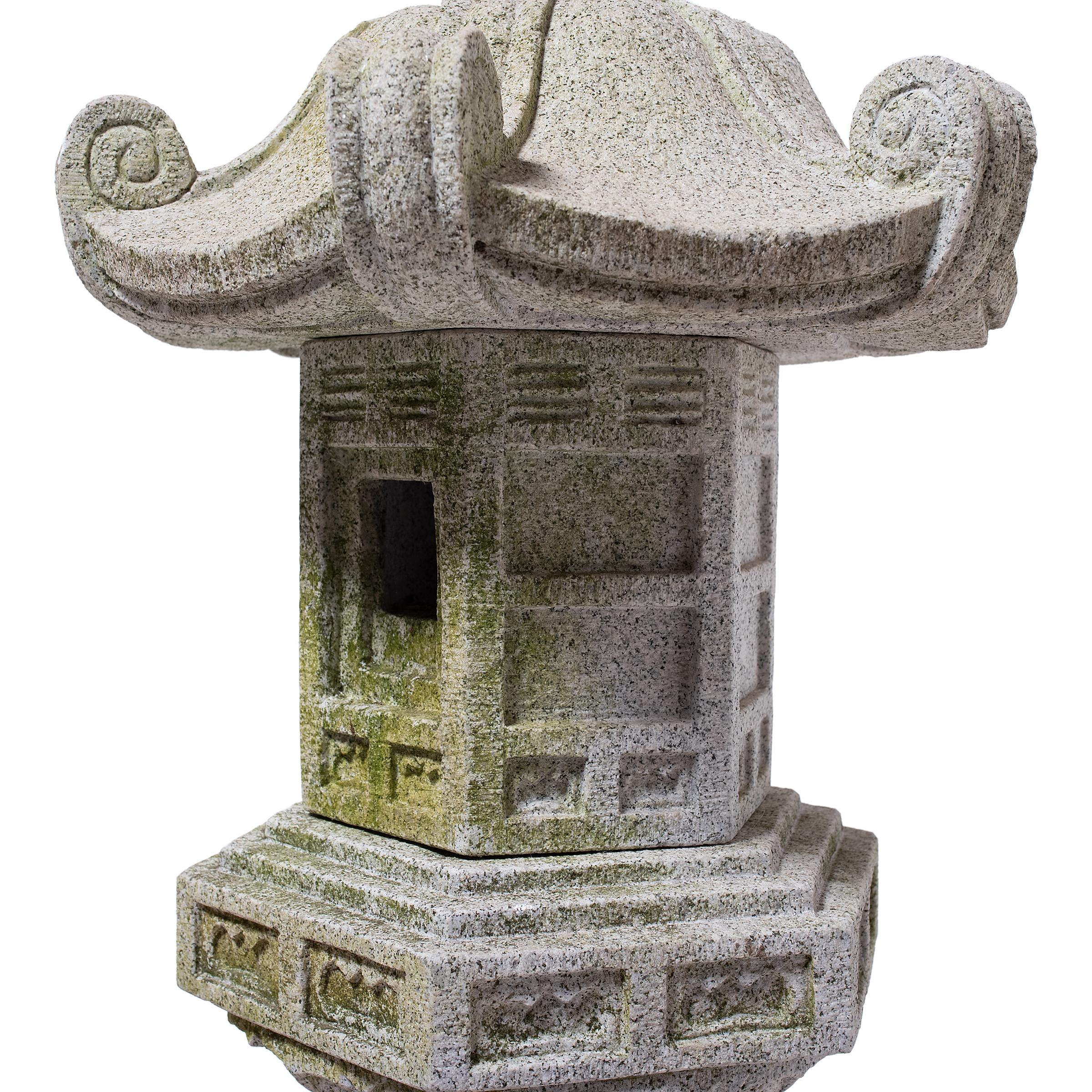 Carved Japanese Tachi-dōrō Stone Lantern