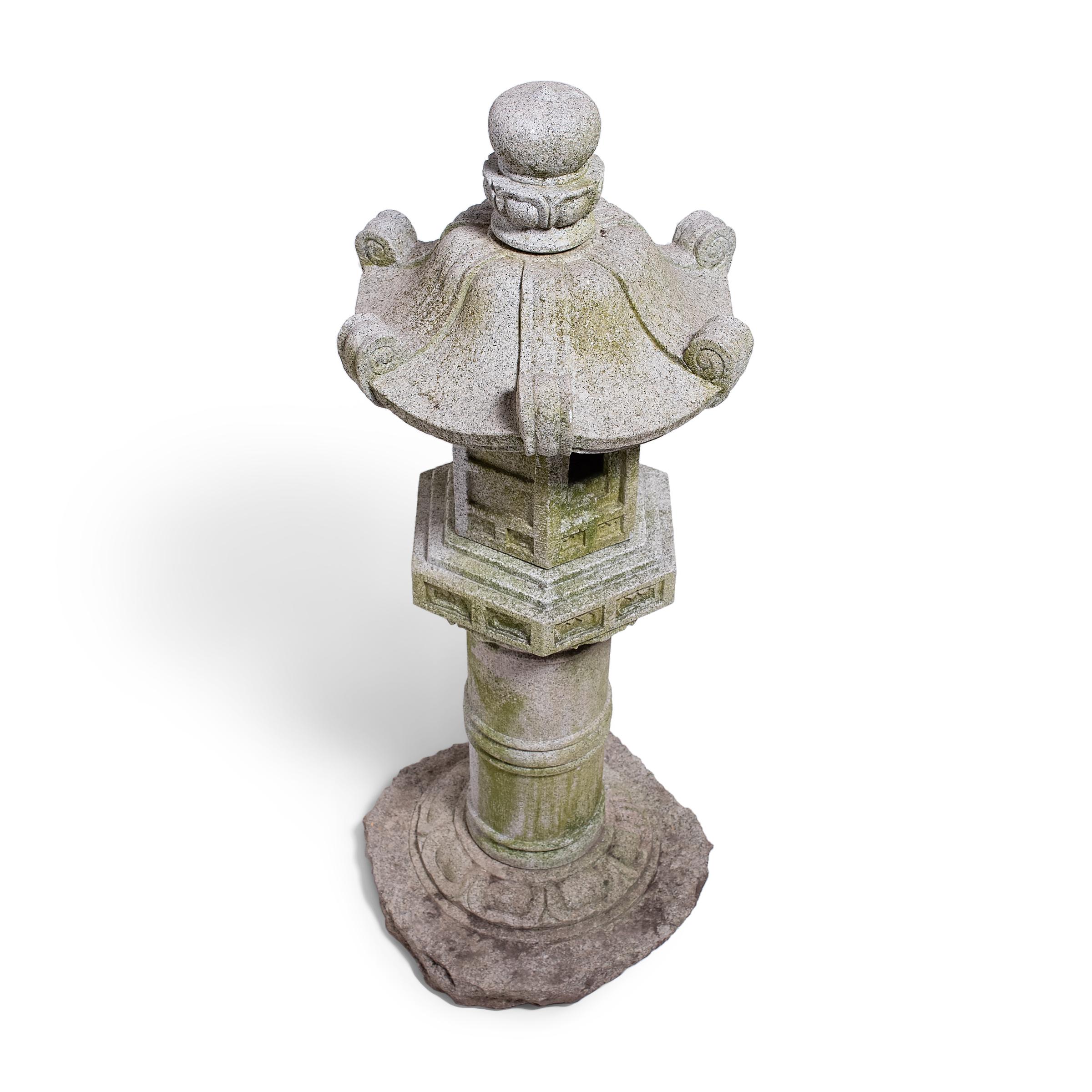 20th Century Japanese Tachi-dōrō Stone Lantern