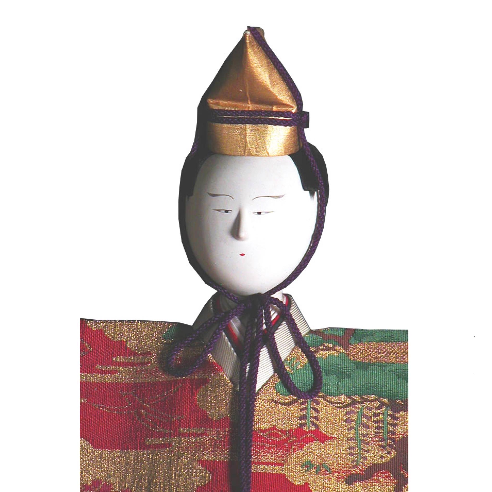 Meiji Japanese Tachibina (Imperial couple) doll set. For Sale