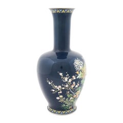 Japanische Inaba-Cloisonné-Emaille-Vase aus der Taisho-Ära