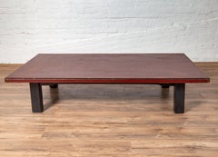Japanese Taishō Period Early 20th Century Coffee Table with Negora Lacquer
