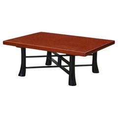 Japanese Taisho Period Negoro Lacquer Coffee Table