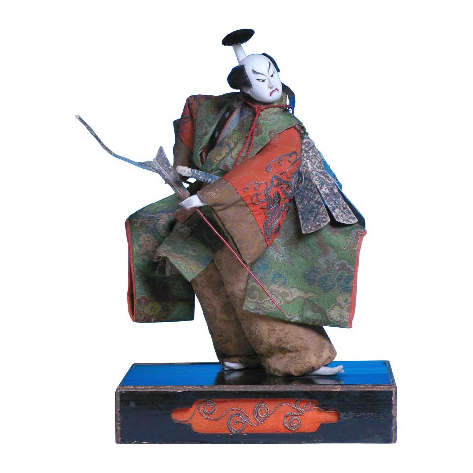 Japanese Takeda Ningyo, Soga No Goro Tokimune For Sale