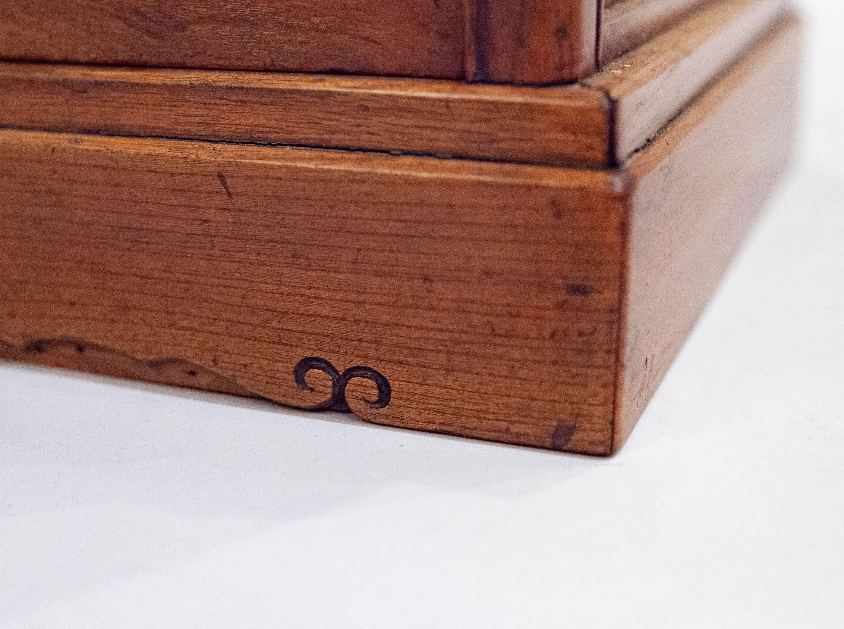 Japanese Tana 'Tea Cabinet' Made of Keyaki Wood For Sale 6