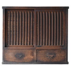 Antique Japanese Tansu 1860s-1900s / Cabinet Sideboard Wabi Sabi