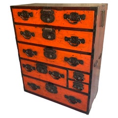 Japanese Tansu Chest, 19th Century, Japan