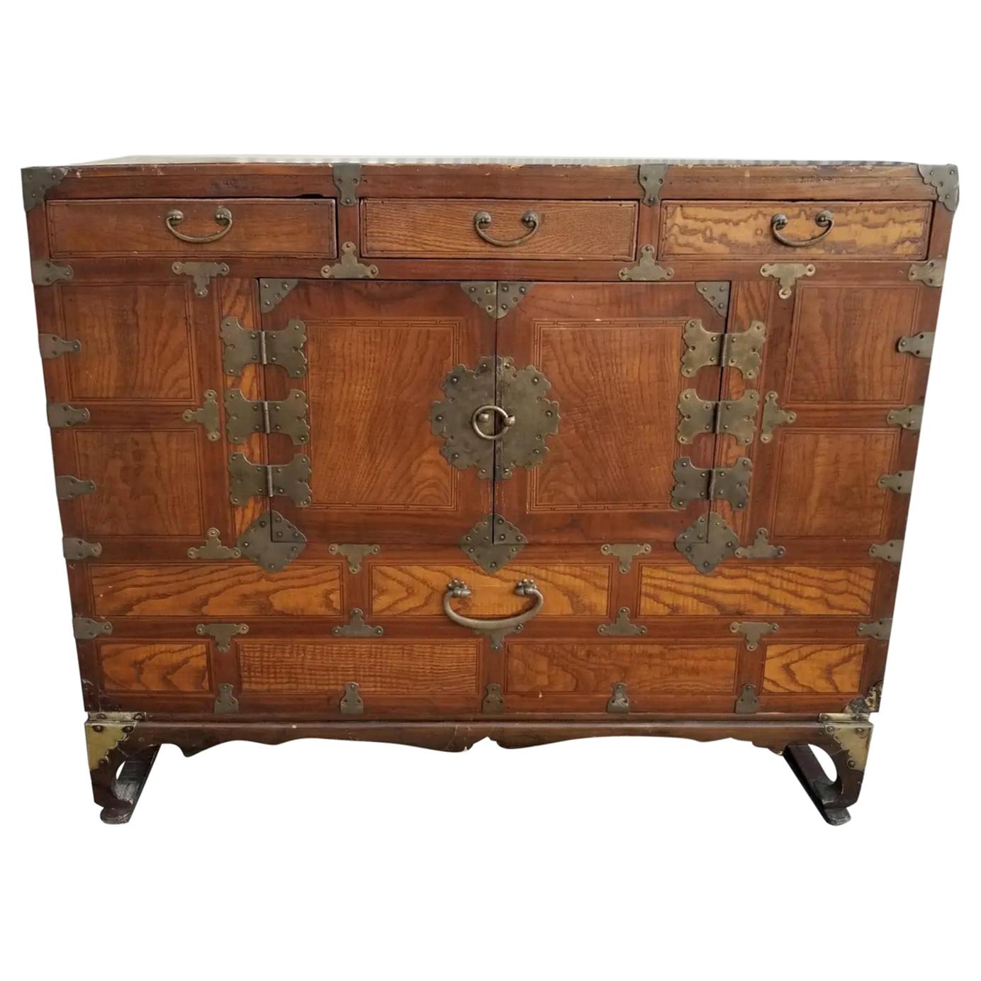 Elmwood TwoTier Tansu For Sale at 1stDibs