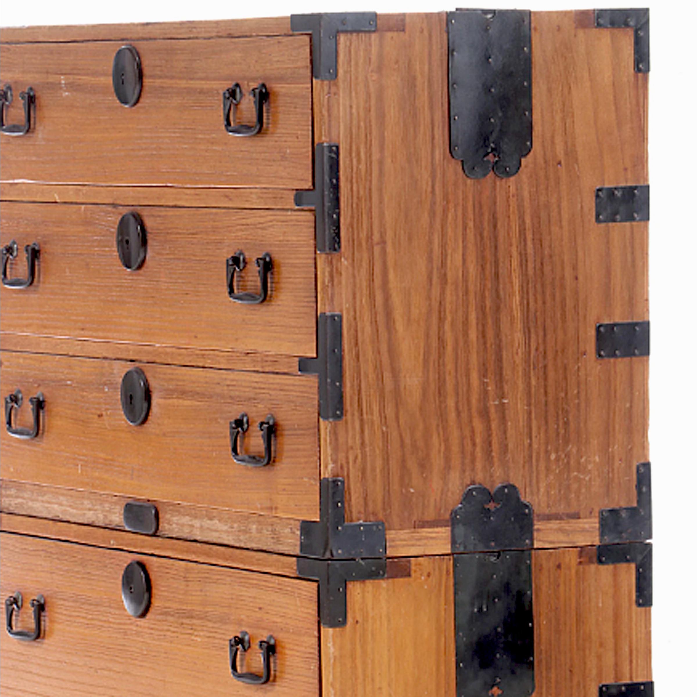 Anglo-Japanese Japanese Tansu Chest