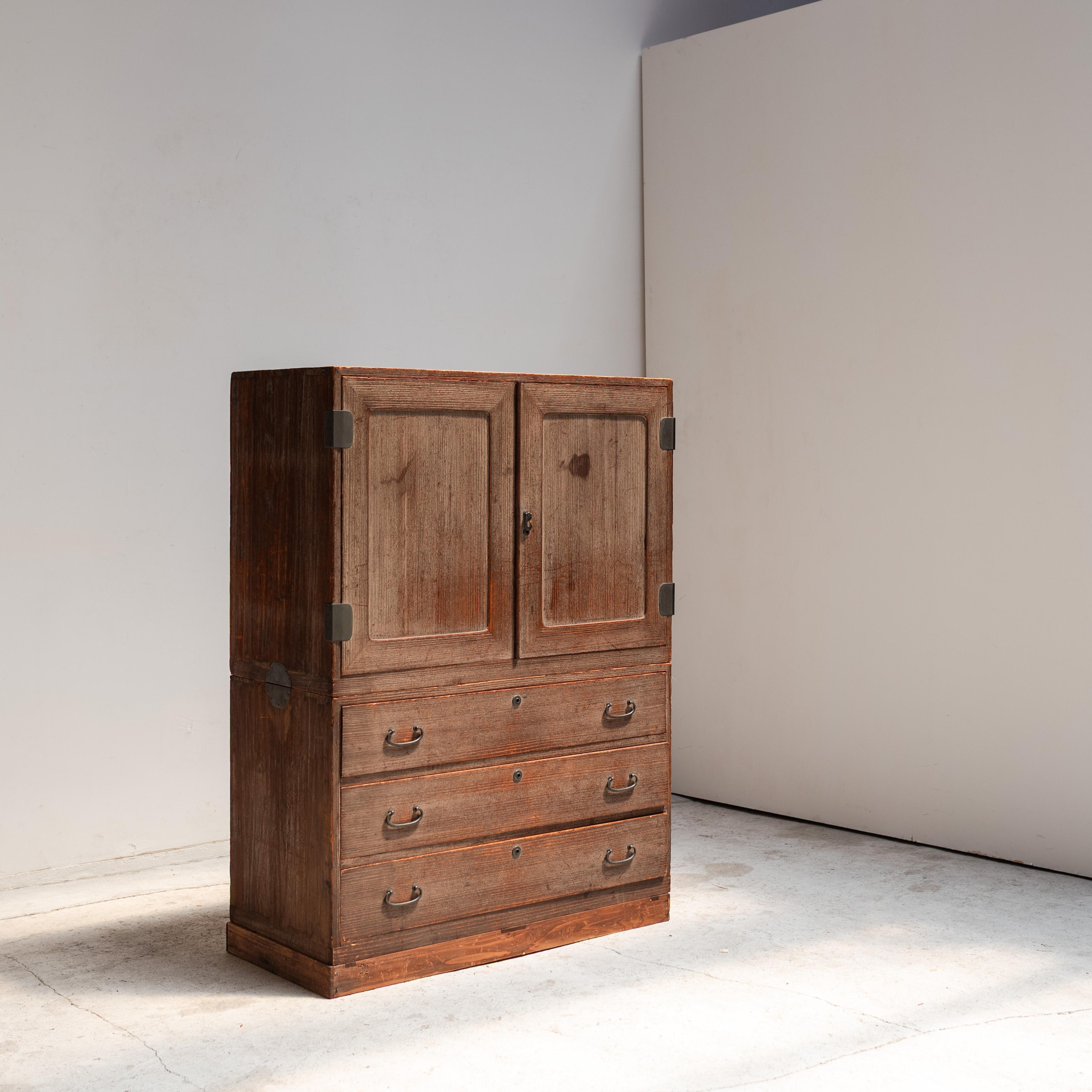 Japanese Tansu Chest, Japan, Early 20th Century For Sale 7