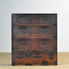 Japanese Tansu chest of drawers, circa 1870