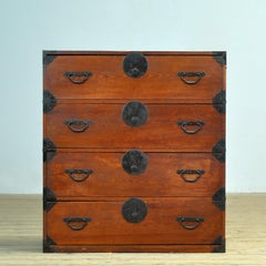 Japanese Tansu chest of drawers, circa 1870