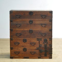Japanese Tansu chest of drawers, circa 1870