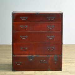 Japanese Tansu chest of drawers, circa 1870