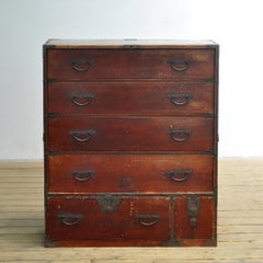 Japanese Tansu chest of drawers, circa 1870