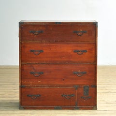 Japanese Tansu chest of drawers, circa 1870