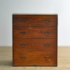 Japanese Tansu chest of drawers, circa 1870