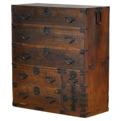 Japanese Tansu chest of drawers, circa 1870