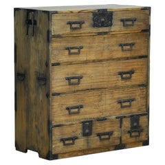 Japanese Tansu chest of drawers, circa 1870