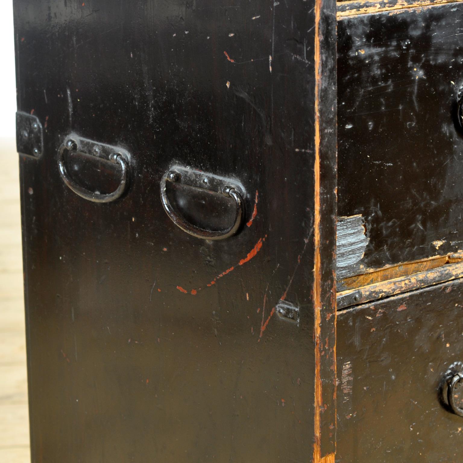 Cassettiera giapponese Tansu, 1890 circa in vendita 3