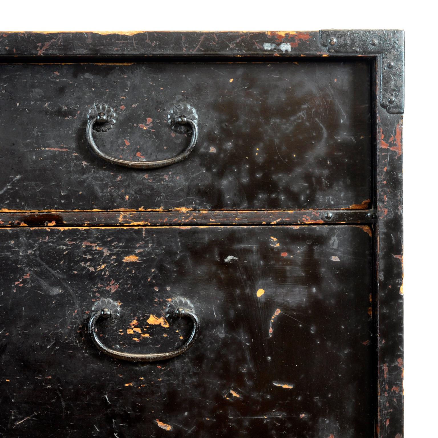 Cassettiera giapponese Tansu, 1890 circa in vendita 9