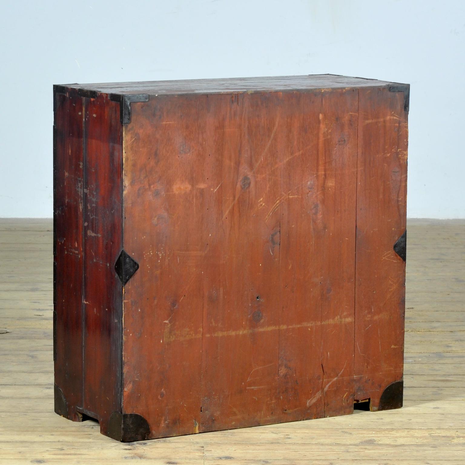 Japanese Tansu Chest of Drawers, circa 1890 For Sale 11