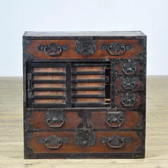 Japanese Tansu Chest of Drawers, circa 1890