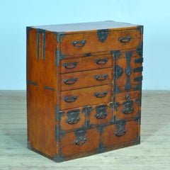 Japanese Tansu chest of drawers, circa 1890