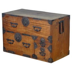 Japanese Tansu Chest of Drawers, circa 1890
