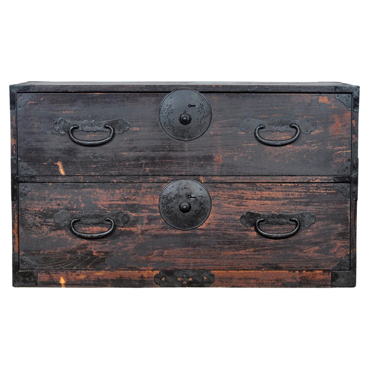 Japanese Tansu Chest of Drawers, circa 1890