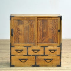 Japanese Tansu chest of drawers, circa 1900