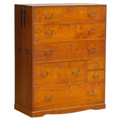 Japanese Tansu chest of drawers, circa 1910