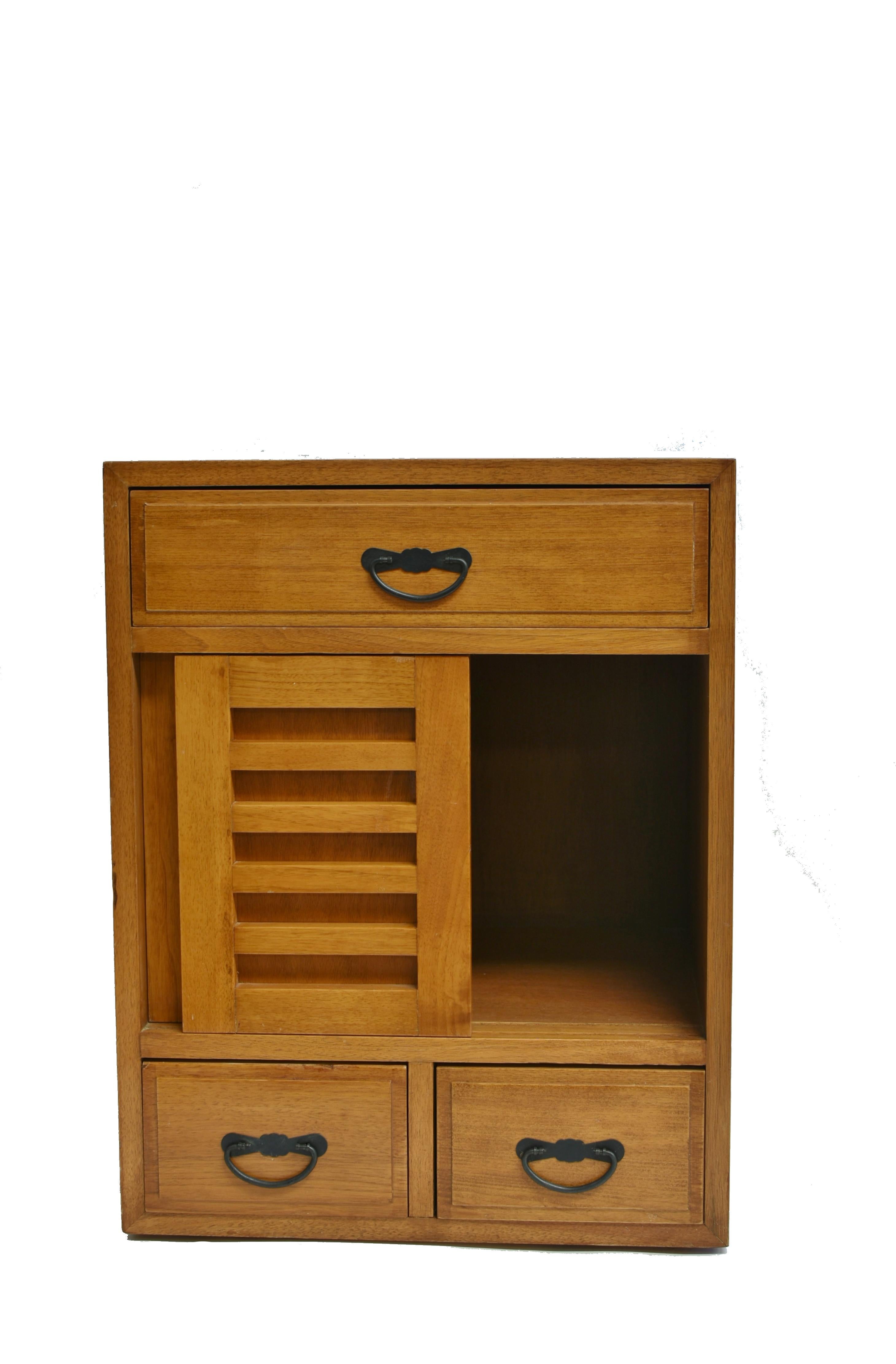 Japanese Tansu Small Solid Wood 2