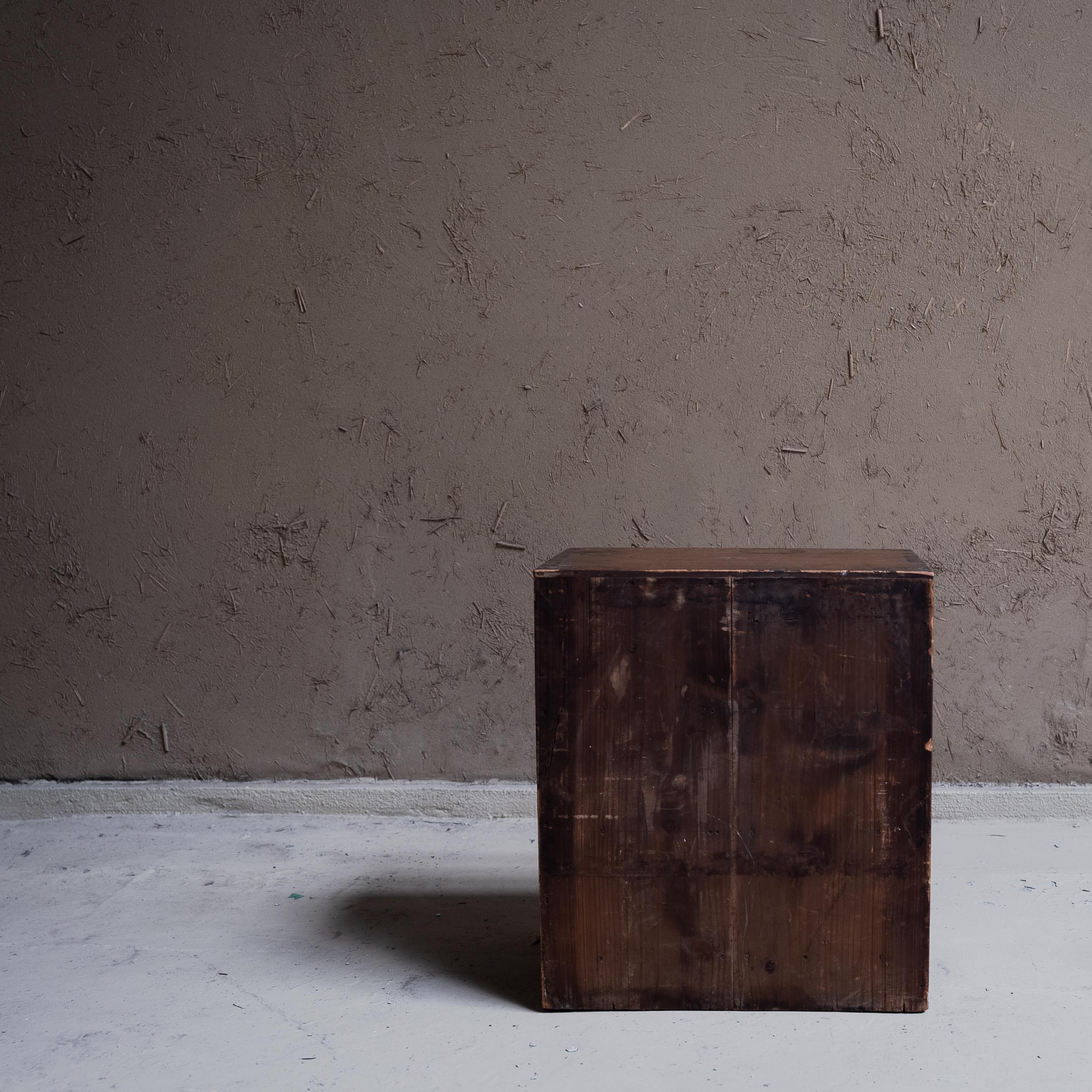Arts and Crafts Japanese Tansu, Wabi-sabi, 1920s, Japan For Sale