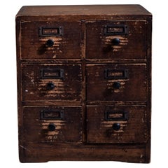 Antique Japanese Tansu, Wabi-sabi, 1920s, Japan