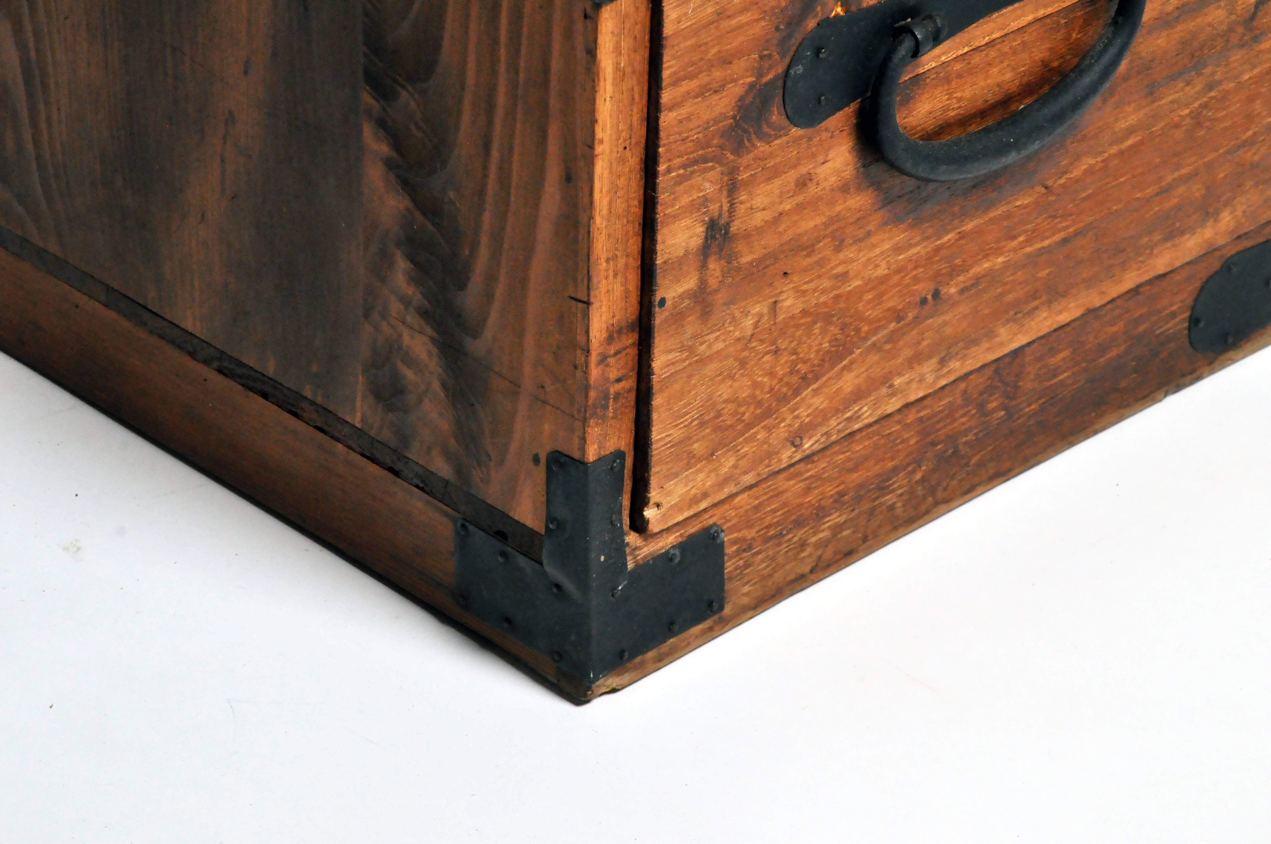Japanese Tansu with Black Color Hardware 11