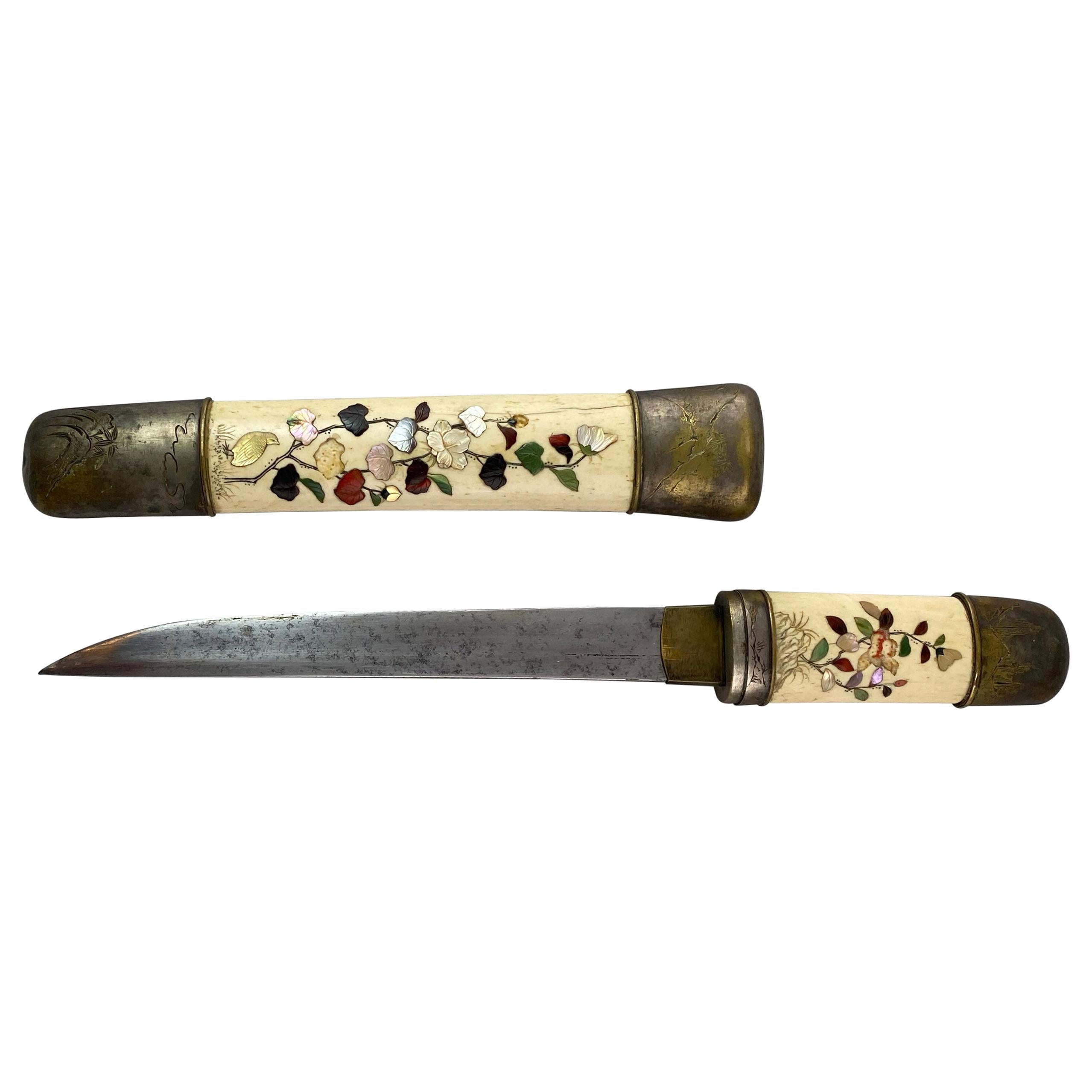 Japanese Tanto, 19th c For Sale