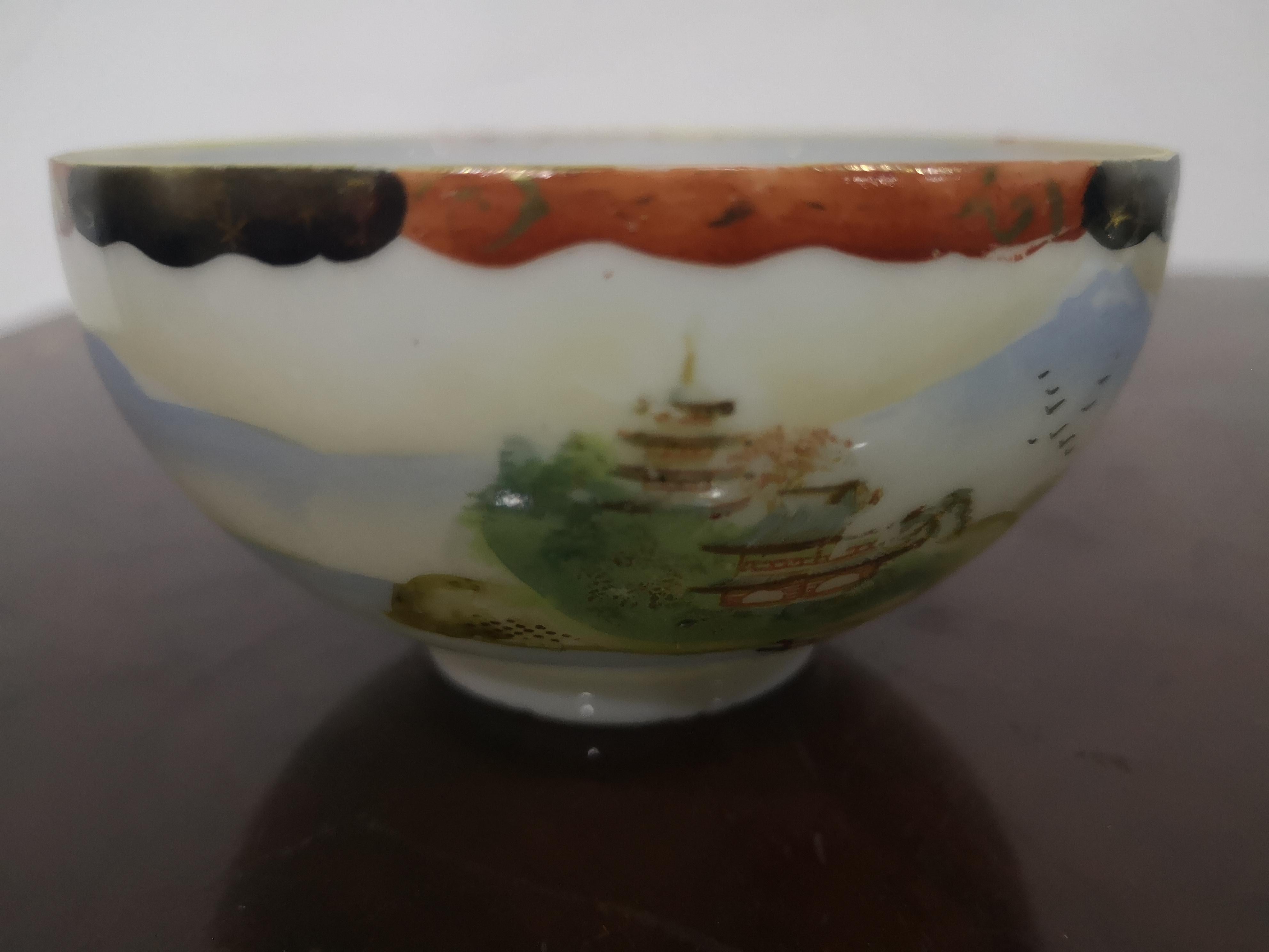 Japanese tea service for 10 in fine mid-19th century porcelain For Sale 3