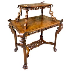 Antique Japanese Tea Table Attributed To Gabriel Viardot, Late Nineteenth Century