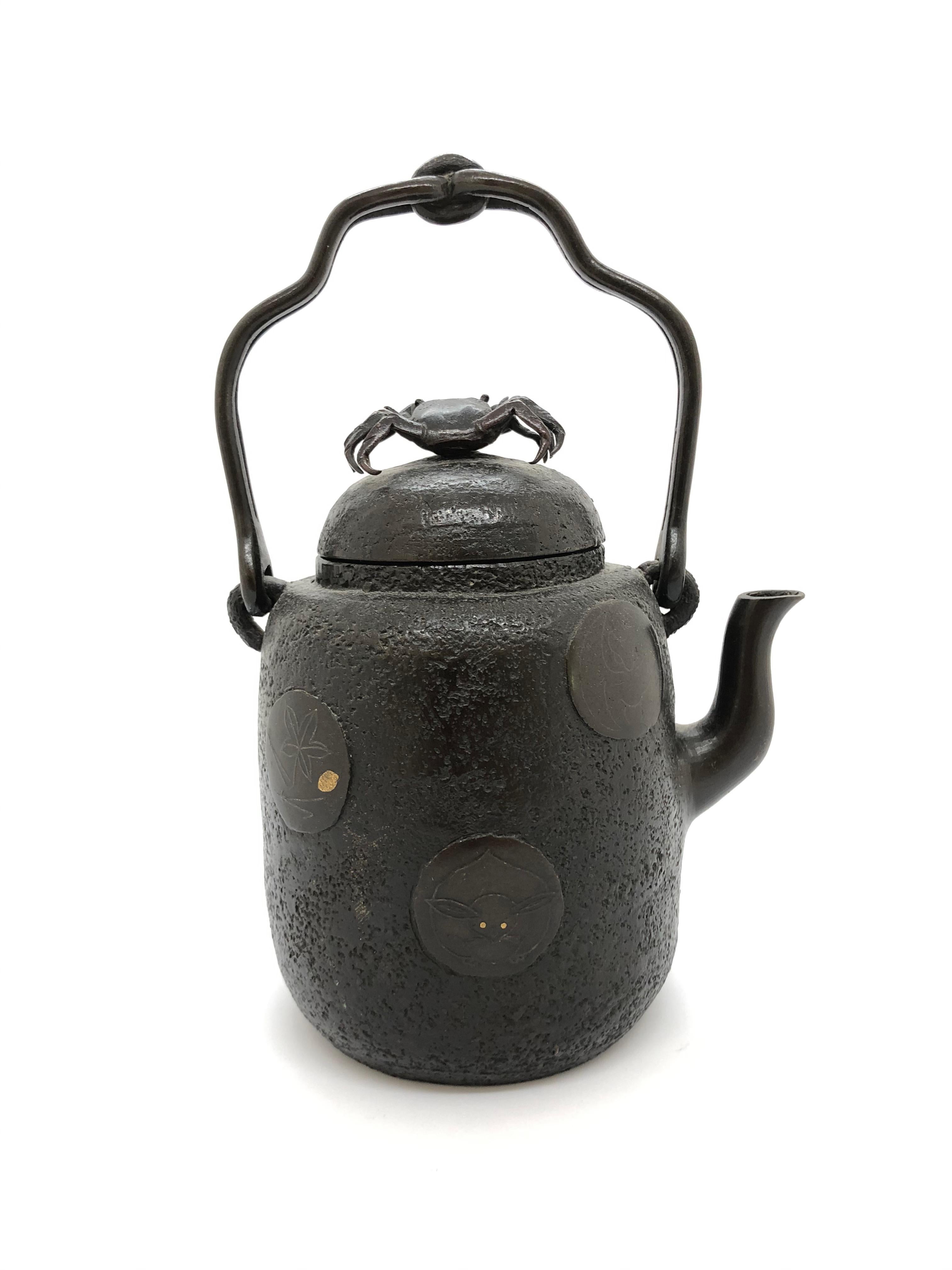 Bronze Japanese Teapot, Late 19th Century