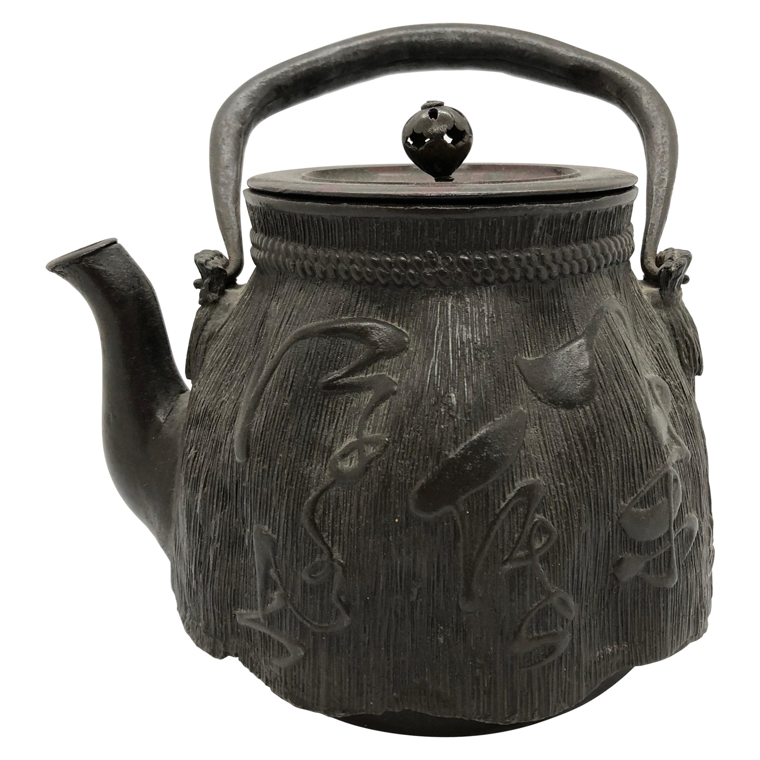 Japanese Teapot, Late 19th Century For Sale