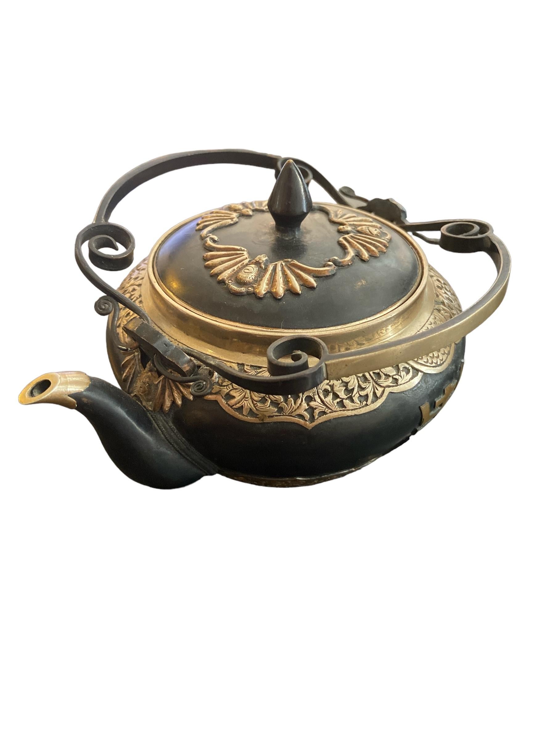 Tetera japonesa, periodo Meiji Silver en venta