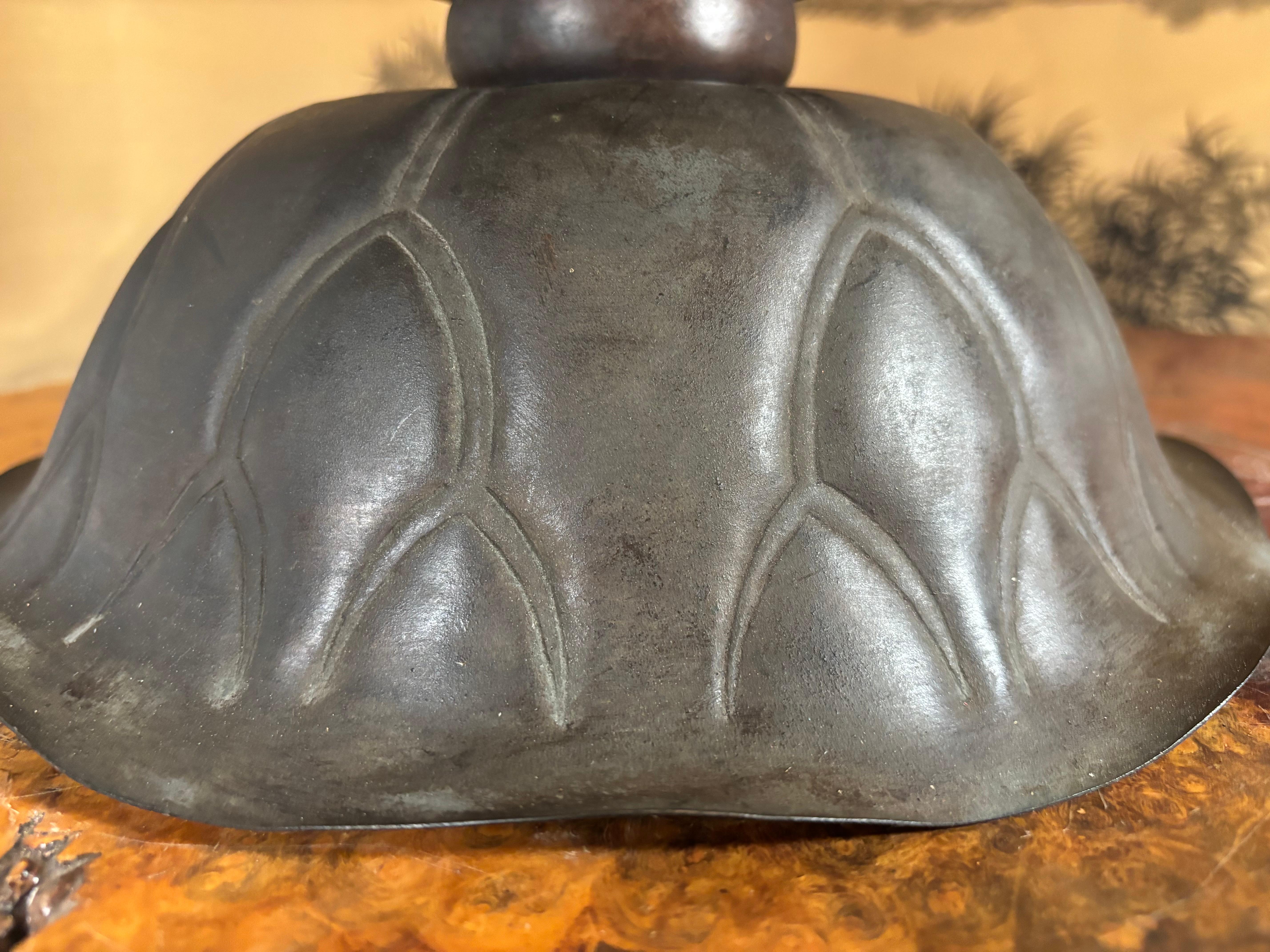Japanese Antique Altar Table Lamp Symbolic Of Wish Granting And Good Fortune For Sale 1