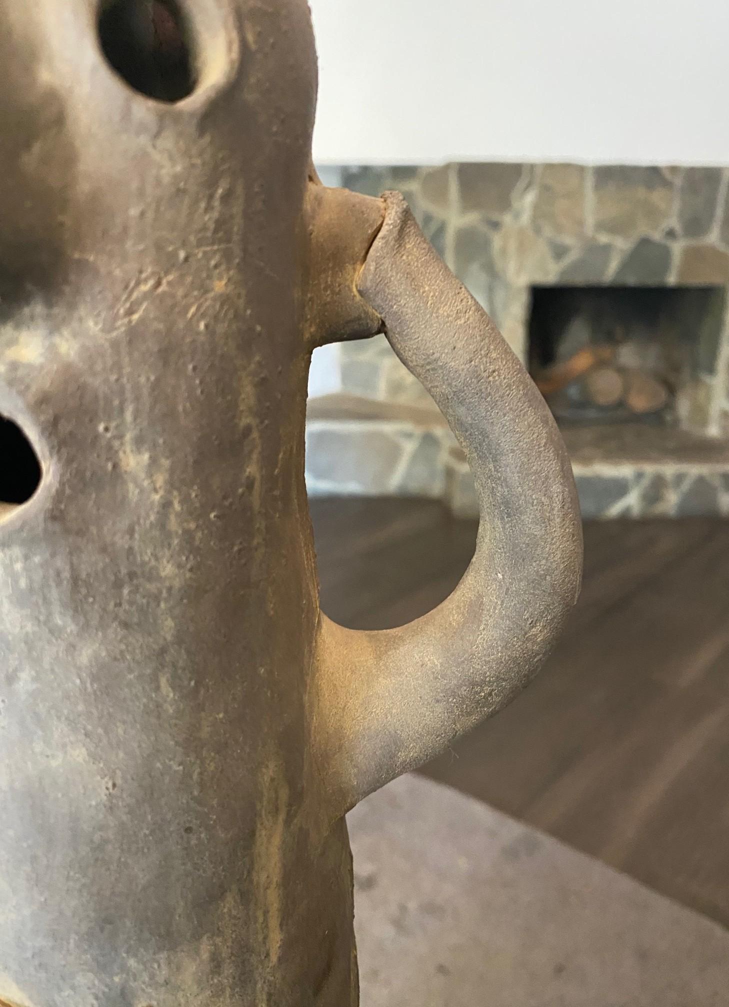 Scultura funeraria giapponese in terracotta Haniwa, figura di danza del VI secolo in vendita 10