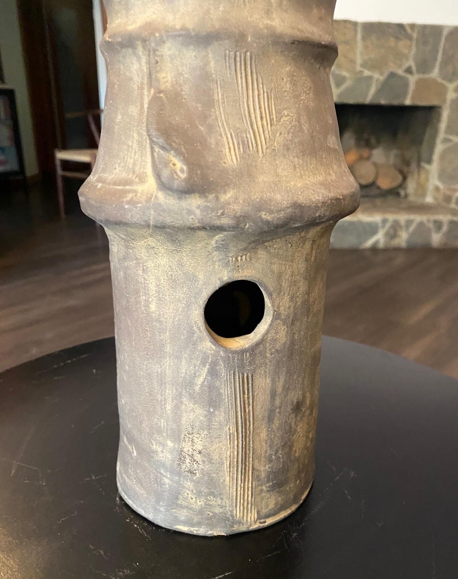 Scultura funeraria giapponese in terracotta Haniwa, figura di danza del VI secolo in vendita 2