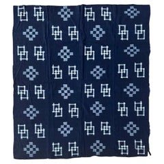 Japanese Textile Panel Double Ikat Kasuri Futon Cover