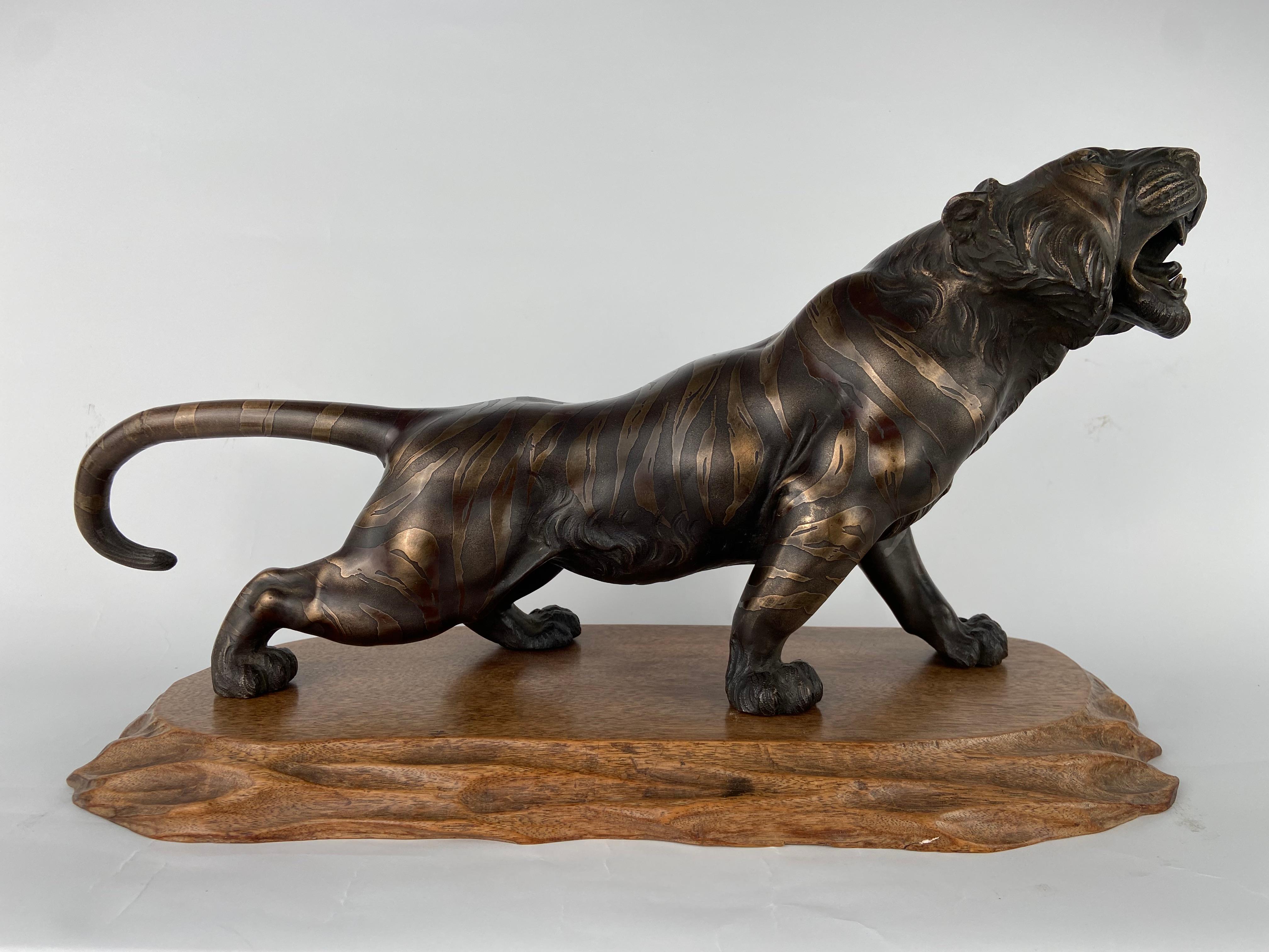 antiquität bronze tiger