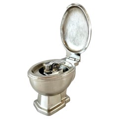 Retro Japanese Toilet Bowl Tabletop Lighter